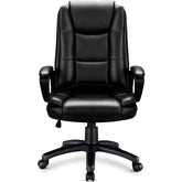Big and Tall Executive Office Chair, High Back Ergonomic Leather Chair, 400 lb Capacity