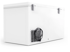16 Cu. Ft. Chest Freezer with Lock - Deep Freezer with 2 Storage Baskets, Wheels & Adjustable Temperature Control