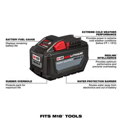 Milwaukee 48-11-1812P3 M18 18V 3 Battery Kit w/ 1 - HD 12.0 and 2 - HO CP 3.0