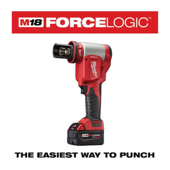 Milwaukee 2676-22 M18 18V FORCE LOGIC 10T Knockout Tool Kit w/ 1/2" -2" Capacity