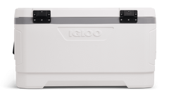 Igloo Marine Ultra 100 Qt Cooler, White & Moonscape Hard Side Ice Chest with UV Protection, Fish Ruler & Drain Plug