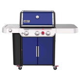 3-Burner Liquid Propane Gas Grill, Deep Ocean Blue