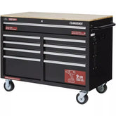 46" x 24" 9-Drawer Tool Chest – Gloss Black Mobile Workbench