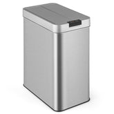 13.2 Gallon Motion Sensor Trash Can – Slim Kitchen Bin with Wing Lids & Anti-Fingerprint