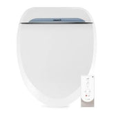 Luxury Electric Bidet Seat for Elongated Toilets, White