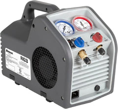 (Portable Refrigerant Recovery Machine 115V, 60Hz, for Both Liquid and Vapor Refrigerant, White-Robinair