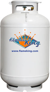 420-Lb. ASME Vertical Propane Tank, White