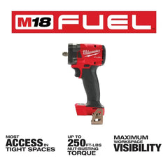Milwaukee Pre-Sale 2854-20SAE M18 FUEL 18V 3/8" Impact Wrench w/ 8PC SAE Sockets