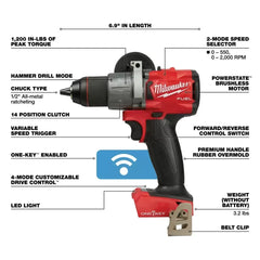 Milwaukee Pre-Sale 2806-80 M18 FUEL 18V 1/2" Cordless Hammer Drill - Bare Tool - Recon
