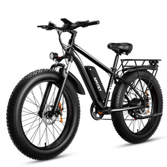 750W 720Wh Electric Bike for Adults, 26-Inch Fat Tires, 20 MPH, UL2849