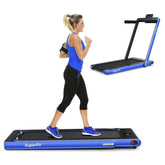 2-in-1 Folding Electric Treadmill, 2.25 HP, Under-Desk, with Dual Display and Smart App Control