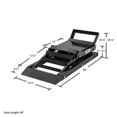 Hydraulic Car Lift with Ramps – 3,000 lb. Capacity per Pair, 15.5" Max Lift Height