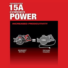 Milwaukee 2830-20SB M18 FUEL 18V 7-1/4" Circular Saw w/ 25 Circular Saw Blades
