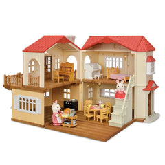 Dollhouse Playset with Figures, Furniture and Accessories