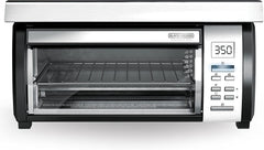Under-Counter Toaster Oven with Digital Controls, Black/Stainless Steel, Fits 9-Inch Pizza
