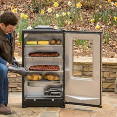 40-Inch Bluetooth Digital Electric Smoker, Stainless Steel