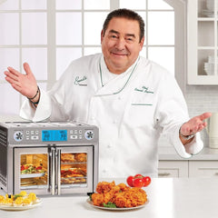 25-Qt. Extra-Large Dual-Zone Air Fryer Oven with French Doors