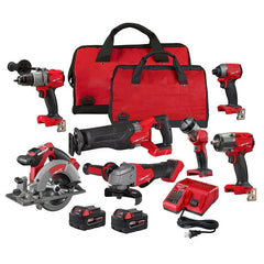 18V Brushless Cordless 7-Tool Combo Kit with 5.0Ah Battery