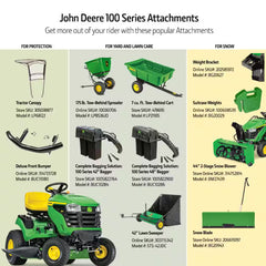 42-Inch 17.5 HP Gas Riding Lawn Mower with Hydrostatic Drive