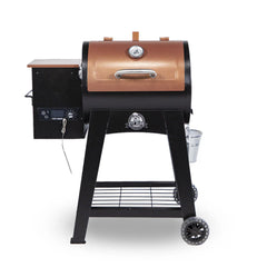 540 Sq. In. Wood Pellet Grill with Flame Broiler and Meat Probe