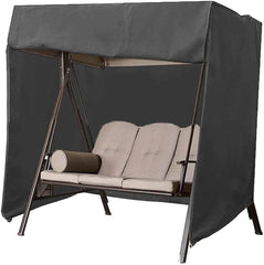 3 Seat Patio Swing Cover - Waterproof 210D Oxford Fabric Outdoor Canopy Replacement