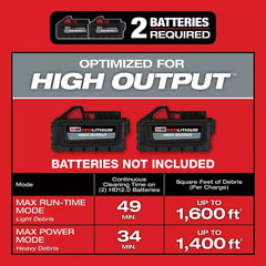 Milwaukee 0920-20 M18 FUEL 9 Gallon Dual-Battery Wet/Dry Vacuum - Bare Tool