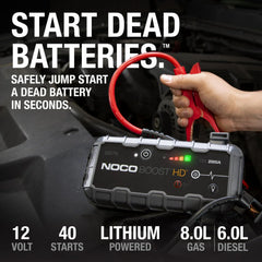 2000A 12V Portable Lithium Jump Starter