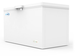 16 Cu. Ft. Chest Freezer with Lock - Deep Freezer with 2 Storage Baskets, Wheels & Adjustable Temperature Control