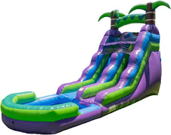 16 FT Inflatable Water Slide with Pool - Commercial Grade Kids Bounce House with Blower