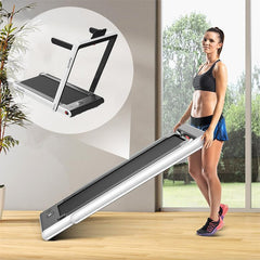 Portable 2-in-1 Under-Desk Treadmill for Home Use