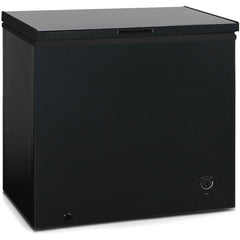 7 Cu. Ft. Chest Freezer - Black with Adjustable Temperature Control