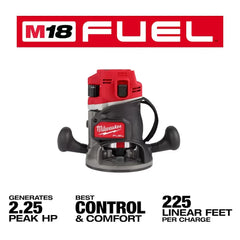 Milwaukee 2838-21 M18 FUEL 18V 1/2" Cordless Lithium-Ion Router Kit, BLACK FRIDAY PRE-SALE ONLY $35.99 AND 2 ADDITIONAL 5.0AH BATTERIES FOR THE FIRST 100 CUSTOMERS