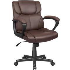 Mid Back Office Chair, Ergonomic Swivel Computer Task Chair for Home Office, Work and Study