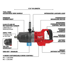 Milwaukee Pre-Sale 2868-20 M18 FUEL 18V 1" D-Handle High Torque Impact Wrench - Bare Tool