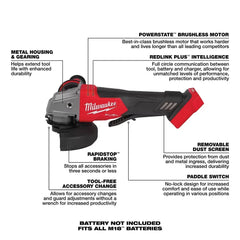 Milwaukee Pre-Sale Pre-Sale Pre-Sale 3697-22GR M18 FUEL 18V Cordless Drill / Driver Kit w/ M18 FUEL Grinder