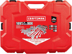 189-Piece Mechanics Tool Set, 1/4-Inch and 3/8-Inch Drive