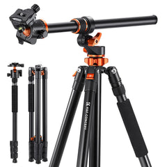 90 Inch Ultra High Camera Tripod with Metal Ball Head, Extra Tall Heavy Duty Photography Tripod Stand