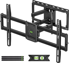 Full Motion TV Wall Mount for Most 42-86 Inch Flat Screen TVs, Adjustable Swivel and Tilt Bracket