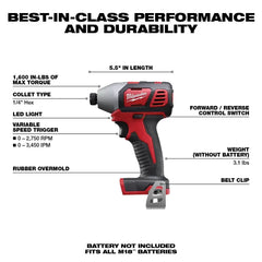 Milwaukee 2695-24B M18 18V 4 Tool Cordless Combo Kit w/ Circular Saw and Impact