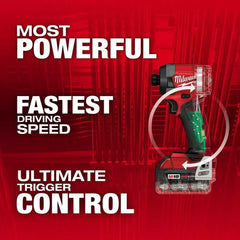 Milwaukee Pre-Sale 2953-22 M18 FUEL 18V 1/4" Hex Cordless Li-Ion Impact Driver Kit