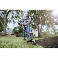 Black Max 25cc 2-Cycle Gas String Trimmer, 18-Inch Cutting Swath, Straight Shaft, Attachment Capable